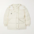 Moncler - Karakorum Hooded Quilted Cotton Down Jacket - White - 3
