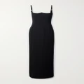 Versace - Icons Embellished Silk-cady Maxi Dress - Black - IT36