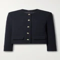 Nili Lotan - Paige Cotton-blend Tweed Blazer - Navy - US4