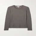 James Perse - Slub Cotton-jersey T-shirt - Gray - 0