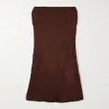 Faithfull - + Net Sustain Ancora Lenzing™ Ecovero™-satin Maxi Skirt - Brown - small