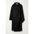 The Row - Orlando Oversized Draped Wool And Alpaca-blend Coat - Black - medium