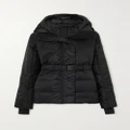 Canada Goose - Mckenna Hooded Belted Performance Satin Down Jacket - Black - x small
