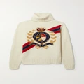 Polo Ralph Lauren - Intarsia Wool Turtleneck Sweater - White - x small