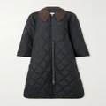 GANNI - Quilted Reycled-ripstop Coat - Black - EU 36