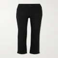 Mother - + Net Sustain The Tomcat Ankle High-rise Slim-leg Jeans - Black - 26