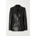 Versace - Icons Leather Blazer - Black - IT36