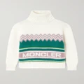 Moncler - Intarsia Wool Turtleneck Sweater - White - xx large