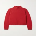 The Elder Statesman - Cashmere Turtleneck Sweater - Red - large