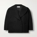The Row - Atis Oversized Double-breasted Wool And Cashmere-blend Felt Coat - Black - medium