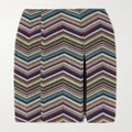 Missoni - Striped Metallic Wool-blend Crochet-knit Midi Skirt - Multi - IT38
