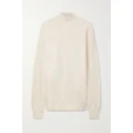 The Row - Diye Silk And Cotton-blend Sweater - White - medium
