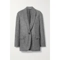 Brunello Cucinelli - Herringbone Wool And Alpaca-blend Blazer - Gray - IT46