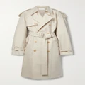 The Row - June Double-breasted Belted Cotton And Wool-blend Trench Coat - Ecru - medium