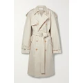 The Row - June Double-breasted Belted Cotton And Wool-blend Trench Coat - Ecru - medium