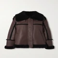 GOLDSIGN - Shearling Coat - Brown - small