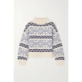 Polo Ralph Lauren - Wool, Cotton And Alpaca-blend Jacquard Turtleneck Sweater - Blue - medium