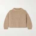 Anine Bing - Sydney Ribbed-knit Turtleneck Sweater - Beige - small