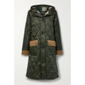 Barbour - Mickley Cotton Corduroy-trimmed Quilted Recycled-shell Jacket - Green - UK 10