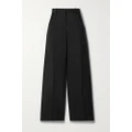 Mugler - Cutout Twill Straight-leg Pants - Black - FR36
