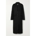 Anine Bing - Quinn Wool And Cashmere-blend Felt Coat - Black - small