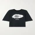 Isabel Marant - Ben Printed Cotton-jersey T-shirt - Black - small