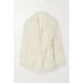 The Frankie Shop - Liza Faux Fur Jacket - Off-white - M/L