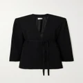 The Row - Clio Belted Wool Blazer - Black - x small