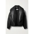 SAINT LAURENT - Padded Textured-leather Jacket - Black - One size