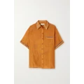 Zimmermann - + Net Sustain Alight Printed Organic Silk-satin Shirt - Brown - 00