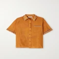 Zimmermann - + Net Sustain Alight Printed Organic Silk-satin Shirt - Brown - 0
