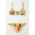 Zimmermann - Alight Floral-print Bikini - Yellow - 0