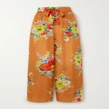 Zimmermann - + Net Sustain Alight Floral-print Organic Silk-satin Wide-leg Pants - Brown - 00