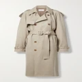 The Row - June Belted Cotton-gabardine Trench Coat - Taupe - large