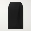 The Row - Bartelle Grain De Poudre Wool And Mohair-blend Maxi Skirt - Black - US2