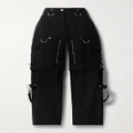 Givenchy - Convertible Embellished Twill Cargo Pants - Black - FR40