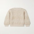 Brunello Cucinelli - Sequin-embellished Wool, Cashmere And Silk-blend Sweater - Beige - small