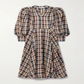 DÔEN - Harlow Checked Woven Midi Shirt Dress - Multi - x small