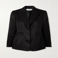 Gabriela Hearst - + Net Sustain Serge Embellished Organic Wool And Silk-blend Satin Blazer - Black - IT42