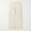 Joseph - Metallic Merino Wool-blend Straight-leg Pants - Ivory - small
