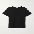The Row - Ashton Cotton-jersey T-shirt - Black - medium