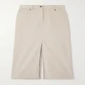 Brunello Cucinelli - Cotton-blend Corduroy Maxi Skirt - Beige - IT44