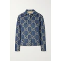 Gucci - Jumbo Gg Denim-jacquard Jacket - Blue - IT38
