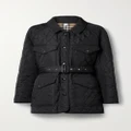 Burberry - Belted Padded Quilted Shell Jacket - Black - M
