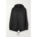 Rains - Hooded Coated-shell Jacket - Black - x large