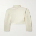 The Row - Enoch Brushed Wool Turtleneck Sweater - Cream - x small
