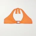 Melissa Odabash - Paris Embellished Halterneck Bikini Top - Orange - UK 6