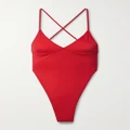 Norma Kamali - Mio Swimsuit - Red - x small