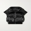 Perfect Moment - Sierra Quilted Glossed-shell Vest - Black - small