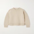 The Row - Ophelia Oversized Wool And Cashmere Sweater - Sand - medium